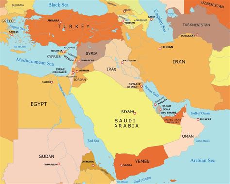 middle east capital cities|Middle East .